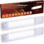 Star-spangled Under Cabinet Lighting Rechargeable, 8 Inch, White. Fixed Price $14.99.