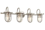Kichler 45134 Nickel Caparros 32"W 4-LIGHT Bathroom Vanity. Fixed Price $120.06.