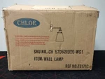 Chloe Lighting Manette Wide Rubbed Bronze Wall SCONCE-CH57052RB06-WS1. Fixed Price $22.49.