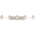 Quoizel KLT8605BNLED Kolt 5-LIGHT Bath In Brushed Nickel. Fixed Price $549.99.