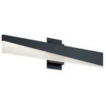 Afx Lighting Slant 1 36" Led Vanity, Black/frosted - SLNV3603LAJUDBK. Fixed Price $238.00.