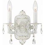 Crystorama 5022-AW-CL-S Paris Market Wall Sconce Antique White. Fixed Price $376.82.
