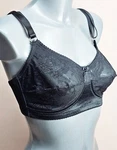 Rare House Of Satin Stunning Firm Retro Bra Floral Lace Detailing Size 40C BR04. Fixed Price $24.19.