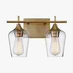 Savoy House 8-4030-2-322 2-LIGHT Bathroom Vanity Light, Warm Brass. Fixed Price $76.00.