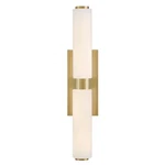 Hinkley Lighting Lottie Led Vanity, Brass/etched Opal Holophane - 57432LCB. Fixed Price $469.00.