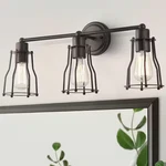 Jonathan Florence 24 In. 3-LIGHT Metal Oil Rubbed Bronze Vanity. Fixed Price $29.99.