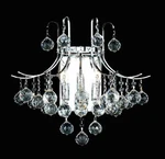 Elegant Lighting V8000W16C/RC Toureg Wall Sconce Chrome. Fixed Price $162.00.