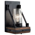 Kichler 43436AUB Colerne Wall Sconce Auburn Stained. Fixed Price $165.00.