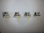 Progress Calhoun Collection 30-1/4 In. 4-LIGHT Brushed Nickel Vanity. Fixed Price $62.01.