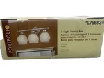 Portfolio 3-LIGHT Chrome Modern/contemporary Vanity 0756834 B5. Fixed Price $35.16.