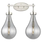 Innovations Owego 2LT 18" Bath Vanity Light, Sn/smoke Glass 451-2W-SN-G451-7SM. Fixed Price $469.92.