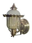 Lavery 1-LIGHT Early American Vintage Wall Fixture Retro Antique Brass New 126AB. Fixed Price $99.95.