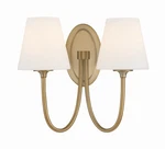 Crystorama Lighting Group JUN-10322 Juno 13" Tall Wall Gold. Fixed Price $250.00.