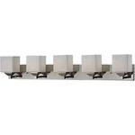 Z-lite 2105-5V Quube Light 38.5 Inch Chrome Vanity Wall. Fixed Price $300.46.