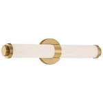 Access Lighting Aqua 4.5 In. Brushed Gold Vanity Bar With Opal Glass Shade. Fixed Price $56.19.