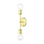 Livex Lansdale Light Ada Vanity Sconce, Satin Brass 14422-12. Fixed Price $107.96.