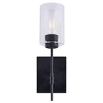 Forte Lighting 2612-01 Faye Wall Sconce Black. Fixed Price $44.10.