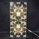 Ikea Wall Glass Panel Light Lamp Gyllen 22 Black White. Fixed Price $77.50.