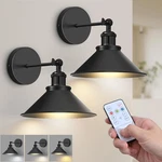 Battery Operated Wall Set Of 2,VINTAGE Wireless With Remote,. Fixed Price $66.99.