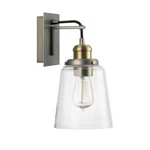 Capital LIGHTING-3711GA-135-ONE Wall Sconce Graphite/aged Brass Finish. Fixed Price $75.65.