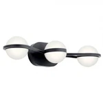 Elan Brettin 3 Light Led Bath Vanity, Matte Black - 85092MBK. Fixed Price $329.99.