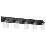 Aipsun Matte Black Bathroom Vanity Fixtures 5 Lights Industrial Lightin.... Fixed Price $140.01.