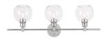 Elegant Lighting Collier 3-LIGHT Chrome Vanity Wall Sconce LD2318C. Fixed Price $147.50.