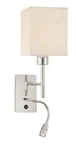 George Kovacs P477-077 Chrome Reading Room Led Swing Arm Wall Lamp. Fixed Price $299.95.