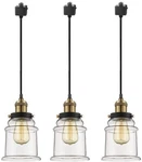 Kiven Juno 3-PACK Kitchen Lights, Clear Glass Shade Lamp, 31.5 Inches H-type. Fixed Price $64.00.