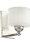 Minka Lavery Bathroom Sconce Lightning - Polished Nickel 8.5"H ML6731. Fixed Price $29.97.