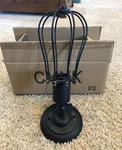 Set 2 Wire Cage Wall Sconce, Cmyk Dimmable Metal Industrial Light Shade. Fixed Price $12.00.