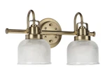 New Progress Lighting Archie Collection 2-LIGHT Coastal Bathroom Vanity Light!. Fixed Price $58.99.