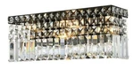 Wall Sconce Black And Chrome Crystal Bathroom Vanity 4 Light Fixture 18". Fixed Price $401.23.