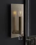 Hunter Sunjai 1-LIGHT Alturas Gold Wall Sconce. Fixed Price $63.99.