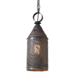 Irvins Country Tinware 15-INCH Electrified Hanging Lantern Kettle Black. Fixed Price $132.95.