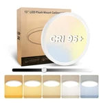 Eosmile 1PACK 12 Inch Led Flush Mount Ceiling Light, 25W, 3000LM, Cri 95+, 27.... Fixed Price $23.76.