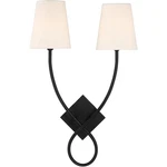 Savoy House Lighting 9-4928-2-89 Barclay Wall Sconce Matte Black. Fixed Price $190.00.