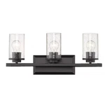 Golden Lighting Mercer Bath Vanity, Matte Black 4309-BA3BLK-BLK-SD. Fixed Price $199.99.