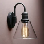 Yosoan 1-LIGHT Vintage Industrial Fixture Light, Funnel Flared Large, Black. Fixed Price $79.77.