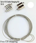 Philips Light Fixture Hanging Kit Cable Stainless Steel 10 Ft Set Of. Fixed Price $55.00.