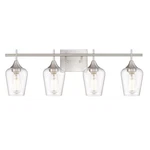 Osimir Bathroom Lighting Fixtures Over Light, Nickel, Clear Glass. Fixed Price $85.77.