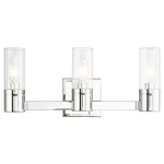 Livex Lighting 50683 Chrome Midtown 3-LIGHT Ada Compliant Bathroom Vanity. Fixed Price $234.96.