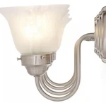 Portfolio 4-LIGHT Polished Nickel Vanity Fixture Modern Bathroom. Fixed Price $60.00.