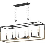 Maxim Lighting 28626BKWBR Soho Island Black Weathered Brass. Fixed Price $635.80.