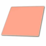 3DROSE Coral Orange Salmon Pink Peach Apricot Solid Color Ceramic Tile 4-INCH. Fixed Price $8.99.