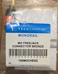 New Tech Lighting 700MOCHEDZ Monorail Freejack Connector Bronze. Fixed Price $55.90.