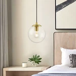 Globe Pendant Modern Single Kitchen Lighting With Clear Glass. Fixed Price $65.99.