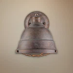Golden Lighting Bartlett 10 1/4" Industrial Copper Patina Wall Sconce. Fixed Price $149.99.