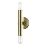 Livex Copenhagen Light Ada 9.8" Wall Sconce, Antique Brass 51132-01. Fixed Price $99.96.