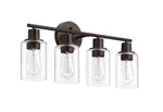 23.09 In. 4-LIGHT Oil Rubbed Bronze Vanity Lights Bathroom Wall Fixture. Fixed Price $35.99.
